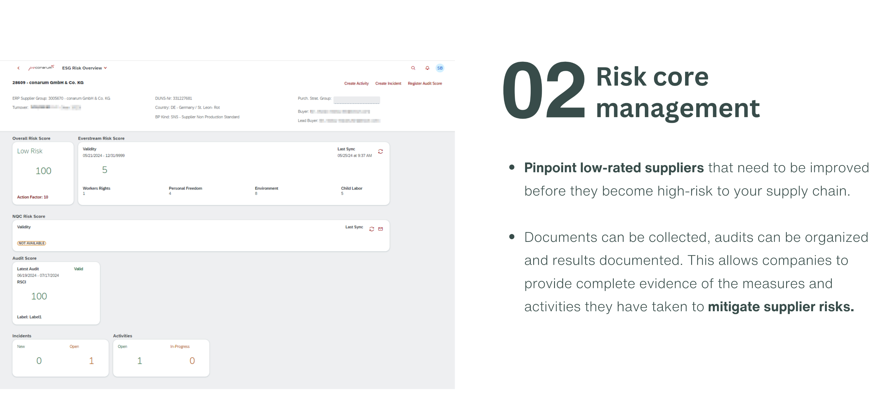Prosustain risk management
